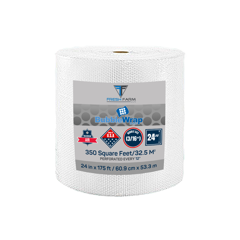 Bubble Wrap Roll, 24 x 750', 3/16 Bubble, Perforated