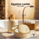 Premium Egyptian Natural Loofah Sponge - Exfoliating/Scrubber/Shower/Cleaning - Ecofriendly - 7"x5.52" ( 3 Sets of 2 ).