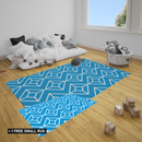 "Arabica" Reversible Outdoor/Indoor Rug, Plastic Straw Rug - Available in 4 Sizes ( 5'x8', 6'x9', 9'x12', 9'x18') - Free Small Rug